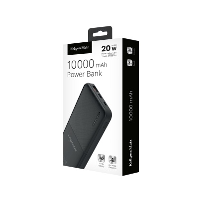 POWER BANK Kruger&Matz 10000mAh Li-pol s funkciou QC a PD