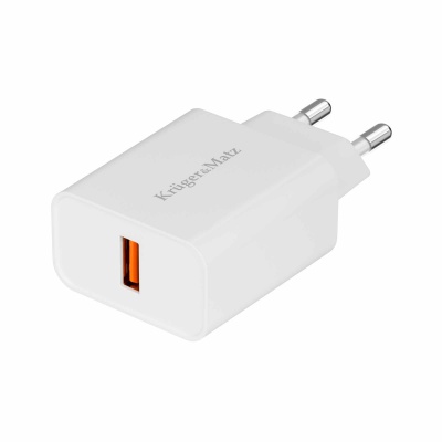 Sieťová nabíjačka USB 18W Quick Charge 3.0 Kruger&Matz