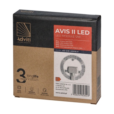 Svetelný LED modul AVIS II 12W, 4000K