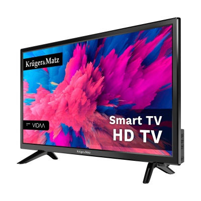 Televízor Kruger&Matz 24"(61cm),HD,H.265 DVB-T2/C/S2 smart VIDAA