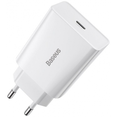 Sieťová nabíjačka USB-C 20W Speed Mini Quick Charger BASEUS