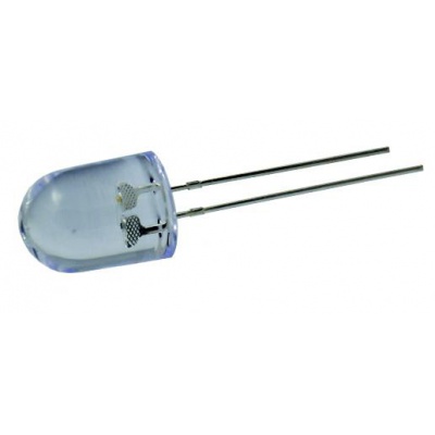 LED 10mm vysokosv.žltá 12V