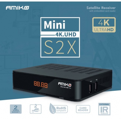 AMIKO Mini 4K UHD S2X HEVC265 CX