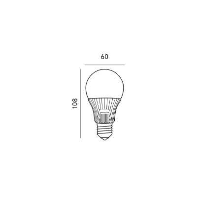 Žiarovka LED 9W, E27, 6500K, 230V, senzor pohybu