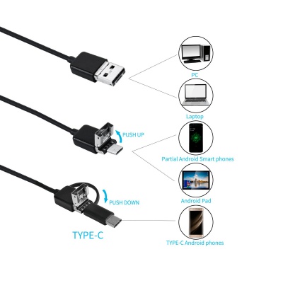 Inšpekčná USB kamera 720p 2m Rebel