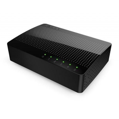 Switch SG105 5-port.Gigabit Ethernet 10/100/1000 Mbps