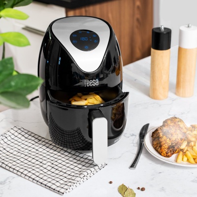 Teplovzdušná beztuková fritéza TEESA DIGITAL AIR FRYER 1,8L B