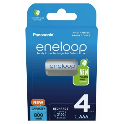 Akumulátor Ni-MH AAA PANASONIC ENELOOP 800 mAh 4ks