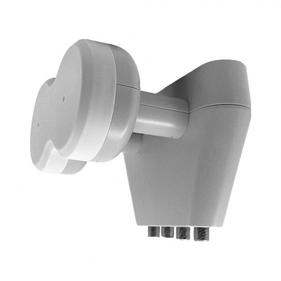 LNB Monoblock QUAD SILVER SKY 4,3° 0,1dB