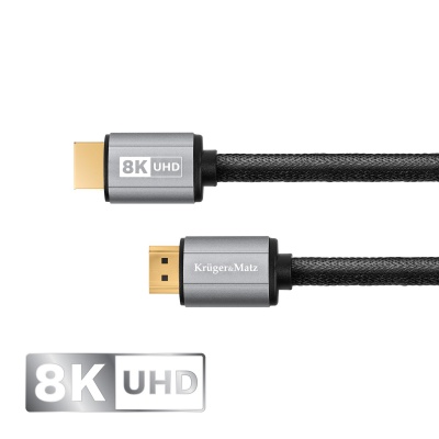 Kábel HDMI - HDMI 2.1V 8K 3m  Kruger&Matz