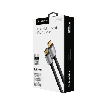 Kábel HDMI - HDMI 2.1V 8K 3m  Kruger&Matz