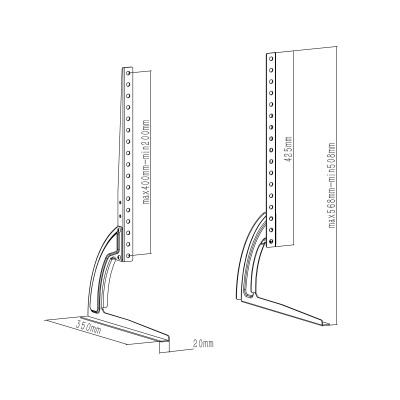 Držiak LCD TV 26 - 60" univerzálny čierny