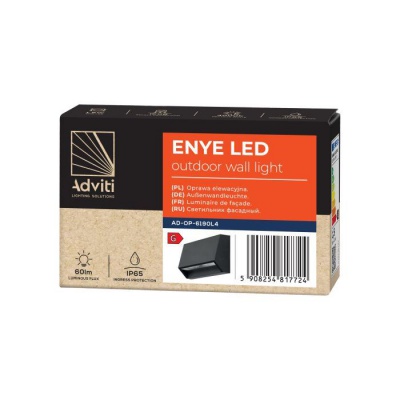 LED nástené svietidlo ENYE LED 1,5W, 4000K, IP65