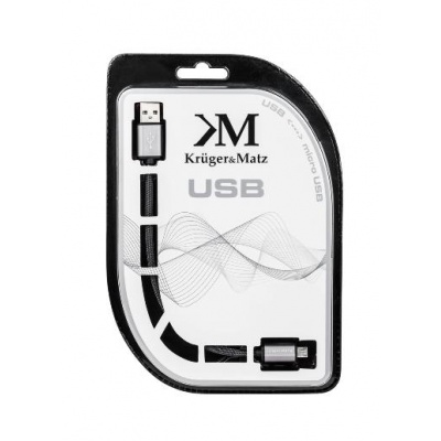 Kábel USB A - micro USB 1m Kruger&Matz