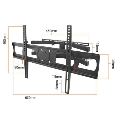 Držiak LCD TV 32 - 70" univerzálny čierny, výklopný LTC