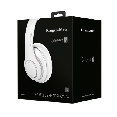 Slúchadlá Kruger&Matz Street 3 Wireless biele