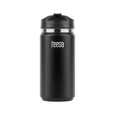 Termohrnček TEESA 350ml čierny