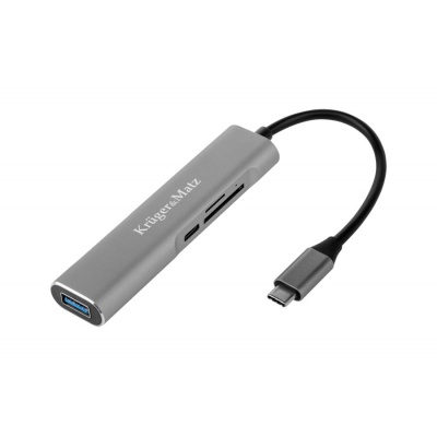 Adaptér (HUB) USB typ C na HDMI/USB3.0/SD/MicroSD/C port