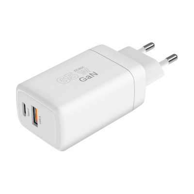 Sieťová nabíjačka GaN dual USB 65W Quick Charge / PD Kruger&Matz