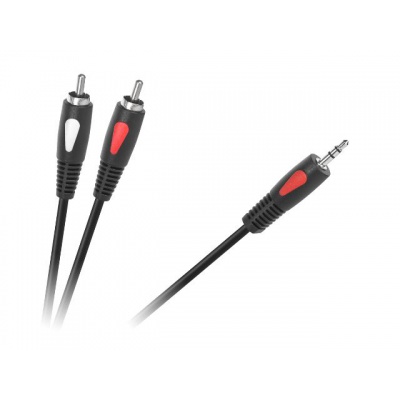 Kábel Jack 3,5mm - RCA 2x, 3m  Eco-line