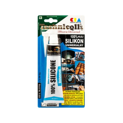 Silikón univerzálny 70ml, transparentny