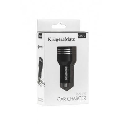 Nabíjačka do auta 2xUSB s funkciou Quick Charge 3.0 Kruger&Matz