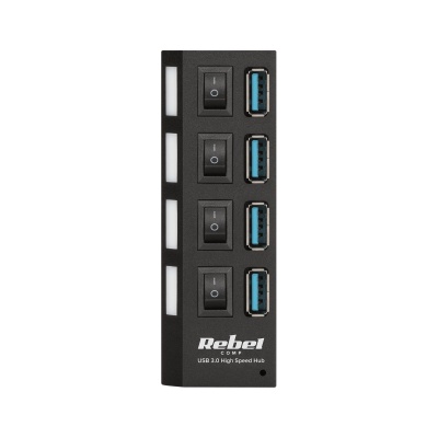 HUB USB 3.0  4 portový Rebel