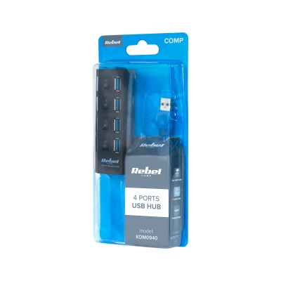 HUB USB 3.0  4 portový Rebel