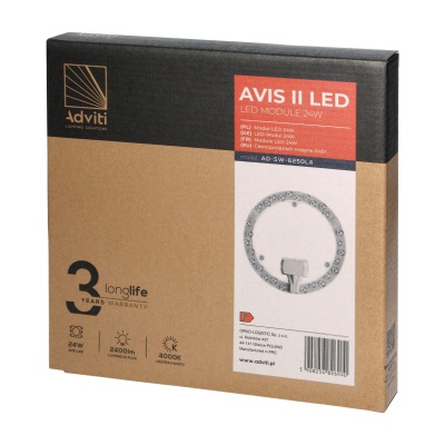 Svetelný LED modul AVIS II 24W, 4000K