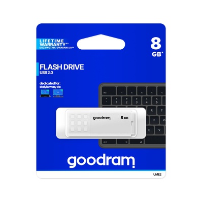 USB kľúč 8GB 2.0 Goodram biely