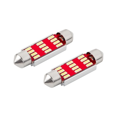 Autožiarovka LED SV8,5 T11x41 12x3014SMD (2ks) blister