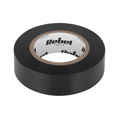 Páska izolačná REBEL (0,13mm x 19mm x 9,15m) čierna