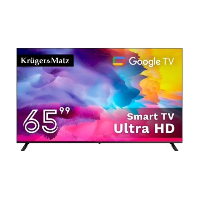 Televízor Kruger&Matz 65" (165cm)UHD Google TV H.265 DVB-S2/T2/C