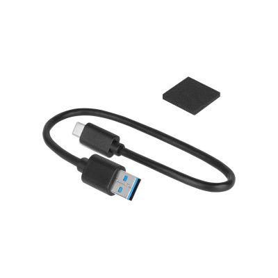 Externý box pre SATA 2,5" disk, USB C 3.1 Rebel