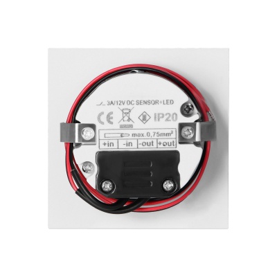 Osvetlenie schodiska DRACO LED 1,5W, 12V, 4000K, senzor, biele