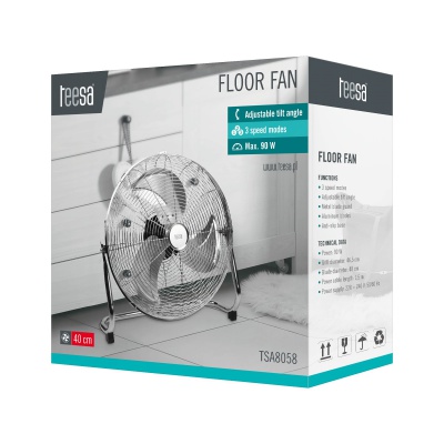 Podlahový ventilátor TEESA 40cm Podlahový ventilátor TEESA 40cm