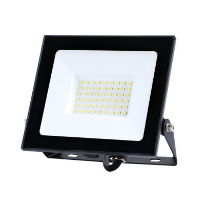 LED Reflektor 50W 6500K IP65 čierny KOBI