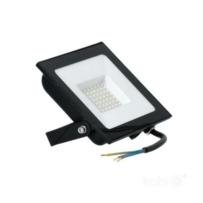LED Reflektor 50W 6500K IP65 čierny KOBI