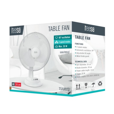 Stolový ventilátor TEESA Stolový ventilátor TEESA