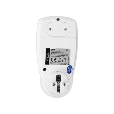 Digitálna časovacia zásuvka s LCD, 230V Digitálna časovacia zásuvka s LCD, 230V