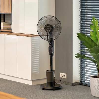 Stojanový ventilátor TEESA s rozprašovačom hmly