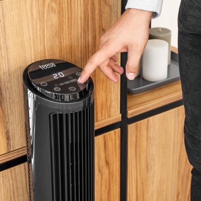 Stĺpový ventilátor s diaľkovým ovládaním 50W,74cm TEESA