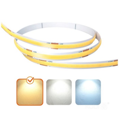 LED pás COB 3000K 24V 50m  IP20 TRAMO Kobi