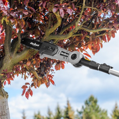 Aku teleskopické nožnice na živý plot a odvetvovač 2v1 REBEL