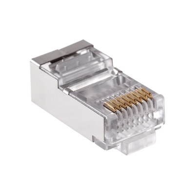 Konektor RJ45 8P8C drôt prechodový CAT.5E tienený LP Konektor RJ45 8P8C drôt prechodový CAT.5E tienený LP