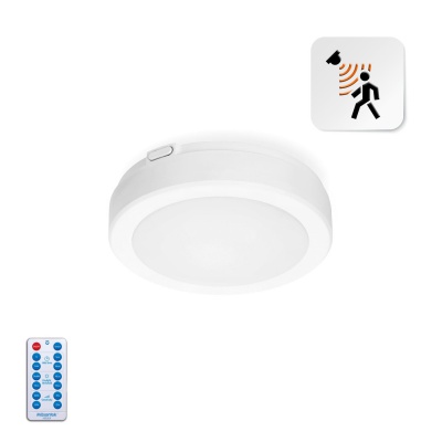 LED svietidlo NAIROS G2 12W 3CCT biele 230V detektor pohybu DO
