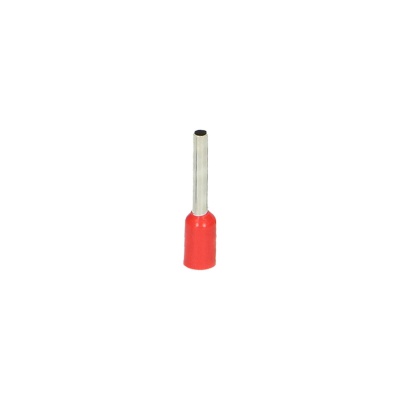 Dutinka izolovaná krimpovacia 1/8mm červená 100ks Dutinka izolovaná krimpovacia 1/8mm červená 100ks