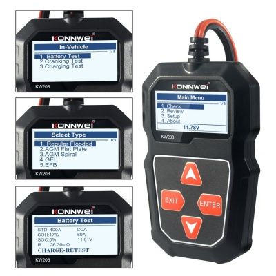 Tester batérii Konnwei KW208