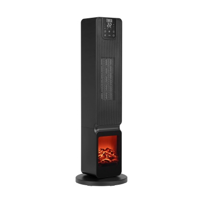 Stĺpový elektrický ohrievač PTC s imitáciou krbu TEESA 800/2000W Stĺpový elektrický ohrievač PTC s imitáciou krbu TEESA 800/2000W