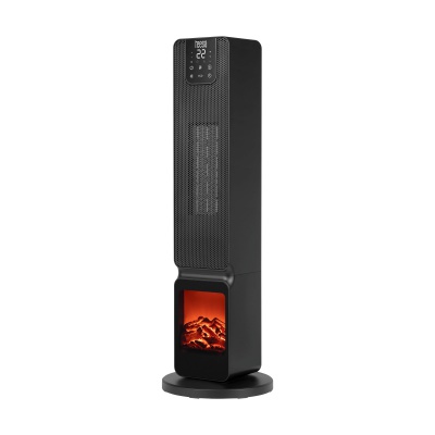 Stĺpový elektrický ohrievač PTC s imitáciou krbu TEESA 800/2000W Stĺpový elektrický ohrievač PTC s imitáciou krbu TEESA 800/2000W